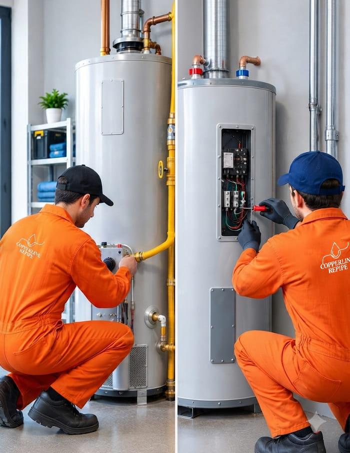 Copperline Repipe Professional Water Heater Repair