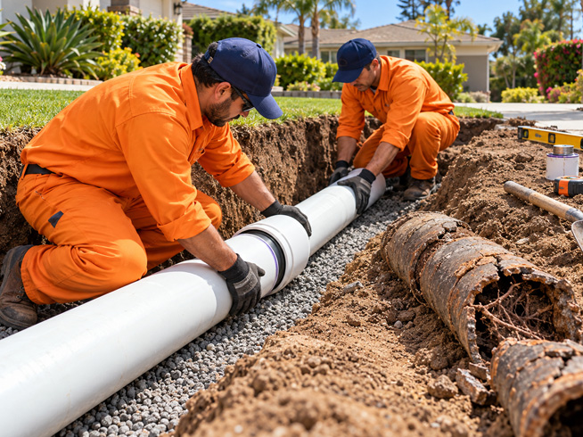 Copperline Repipe Professional Drain and new mainline sewer replacement