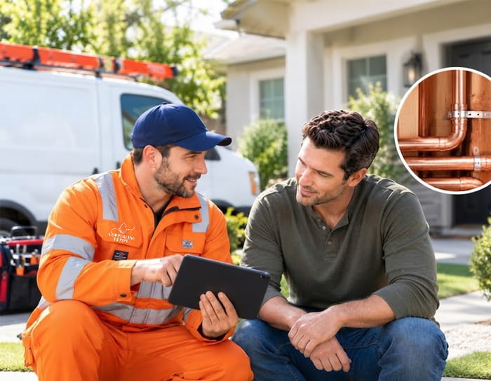 Copperline Repipe Professional Drain and new mainline sewer replacement